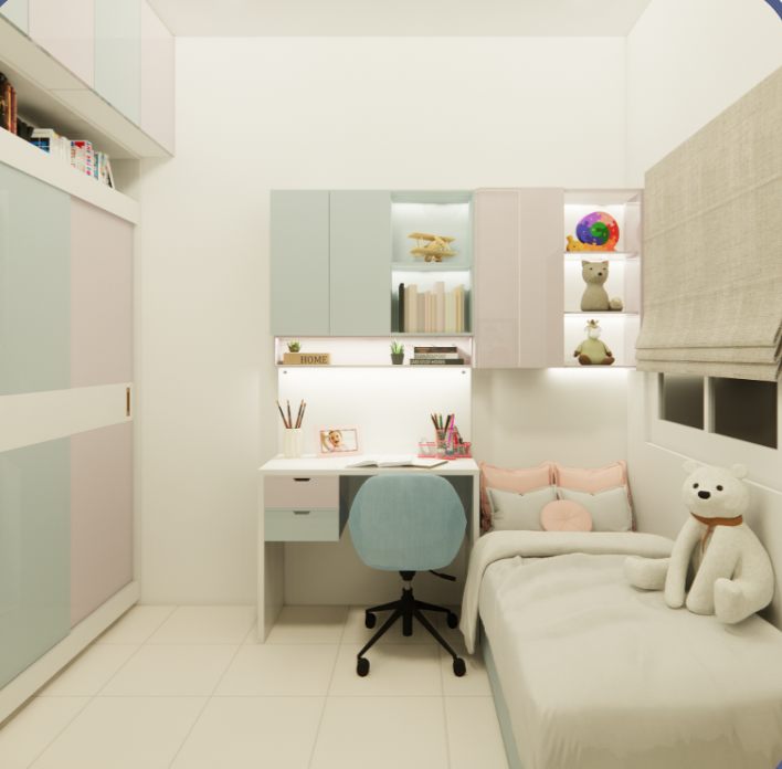 Bedroom interior showcase